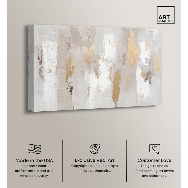 Gilded Brilliance II Canvas by Art Remedy, Gallery Wrapped