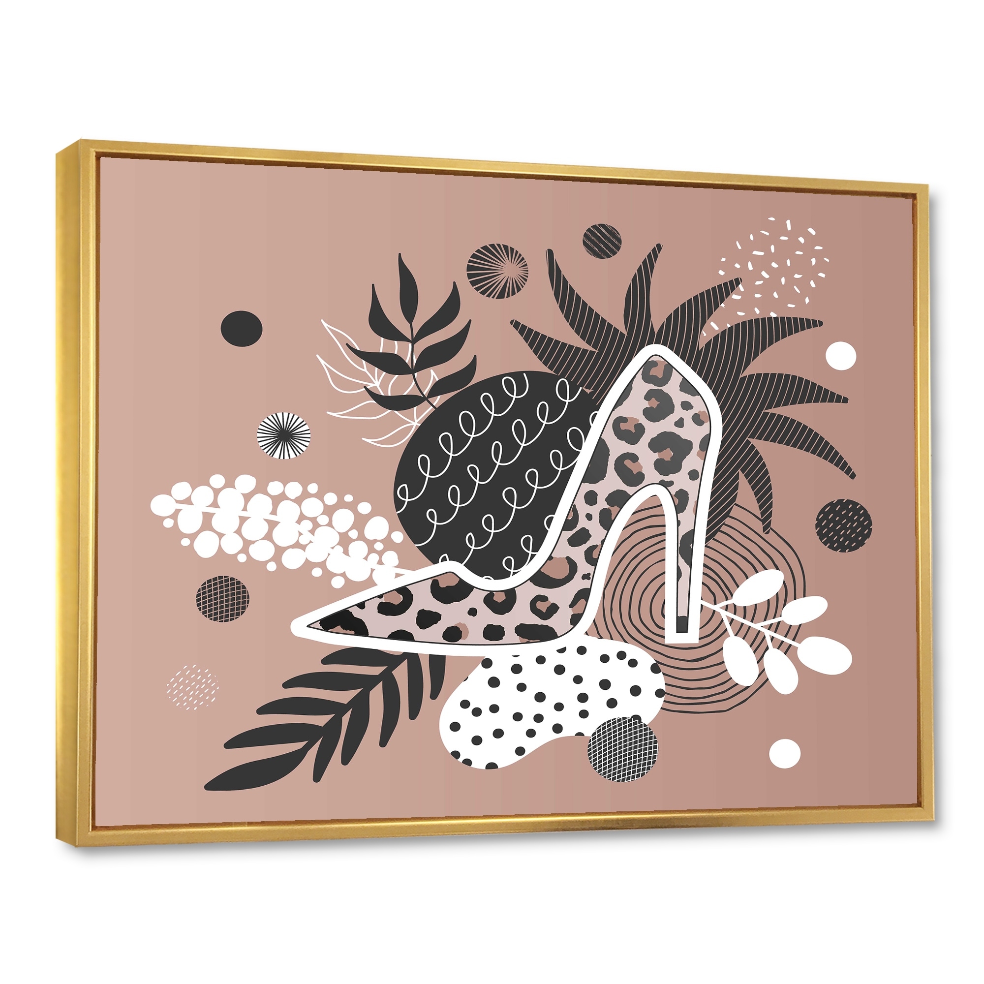 Leopard Palm Leaf II Wall Art, Canvas Prints, Framed Prints, Wall