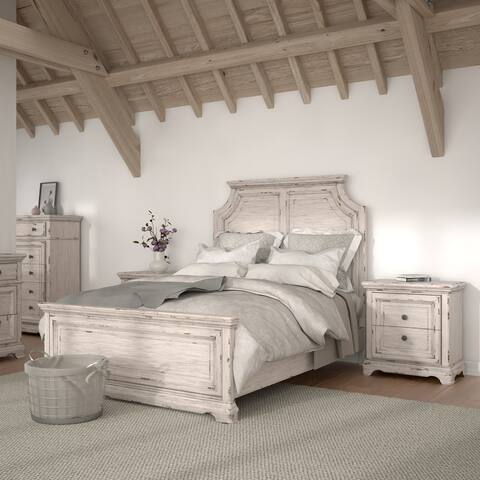 Palisade 6-Piece Antique White Bedroom Set by Greyson Living