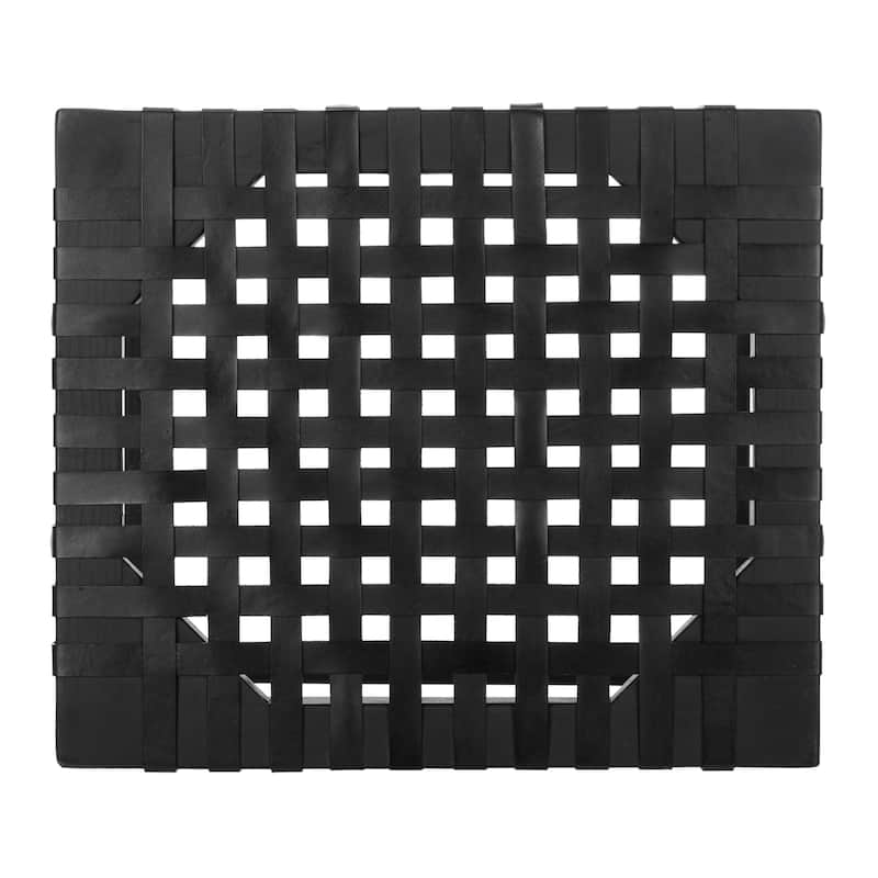 SAFAVIEH Ozgul Woven Lattice Counter Stool - 20" x 17.7" x 27.1" - 20Wx18Dx27H
