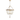 SAFAVIEH Lighting Cydney 18.5-Inch LED Metal 3-Light Beaded Chandelier - 18.5" x 18.5" x 32-104"
