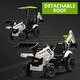 preview thumbnail 21 of 20, 4-in-1 12V Kids Ride on Tractor Excavator Bulldozer with Remote Control