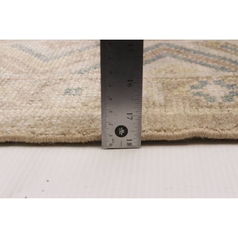 ECARPETGALLERY Hand-knotted Jules Serapi Taupe Wool Rug - 7'9 x 10'0