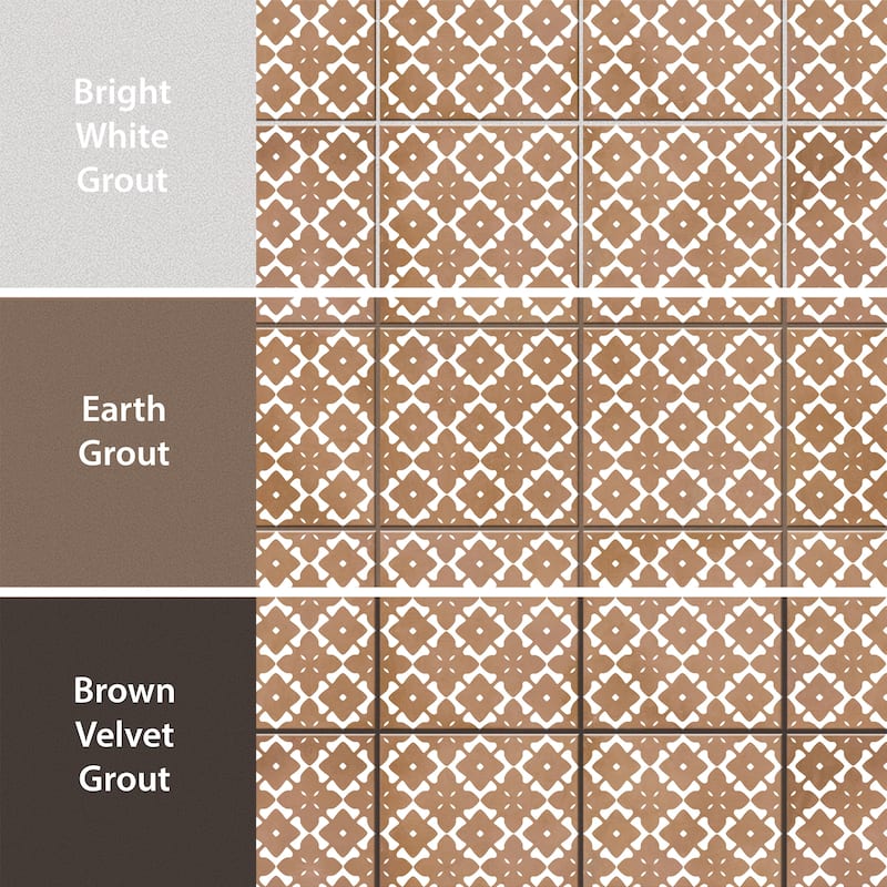Merola Tile Bari Fortuna Terra 12-7/8" x 12-7/8" Porcelain Floor and Wall Tile