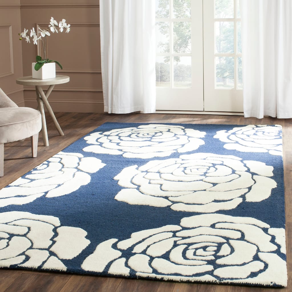 SAFAVIEH Handmade Cambridge Vince Modern Wool Rug