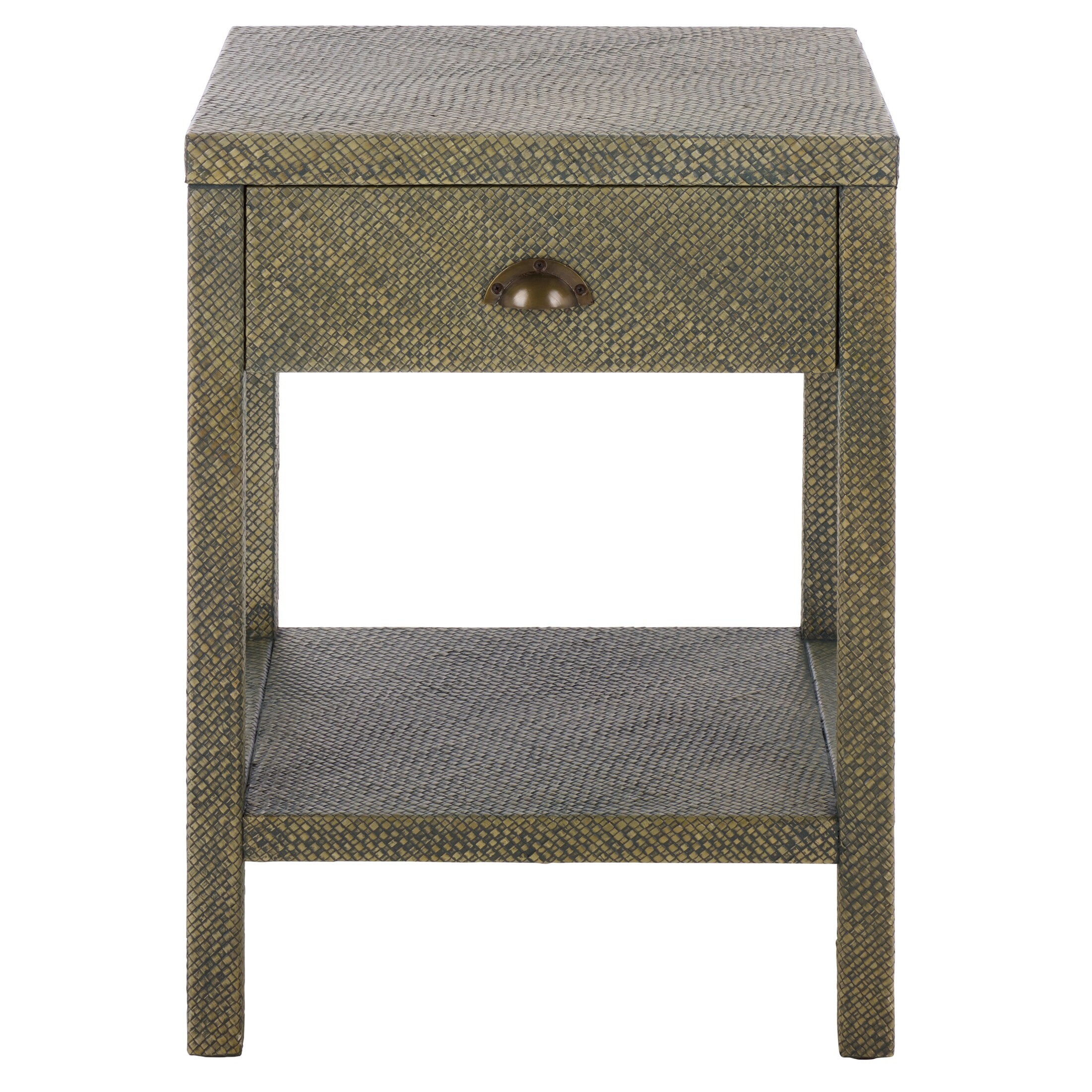 SAFAVIEH Home Epke 1 Drawer 1 Shelf Accent Table - 17"W x 15"D x 24"H