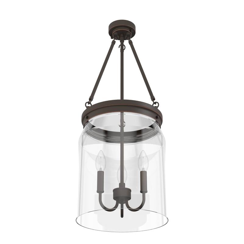 Hunter Devon Park 3-Light Pendant - Kitchen Island, Dining Room, Entry - Farmhouse, Rustic, Transitional