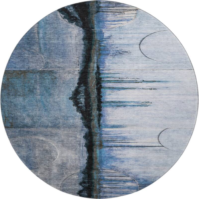 Premium Washable Super Soft Contemporary Melt Mayfield Rug