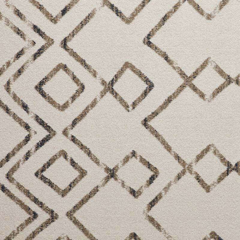 Loomaknoti Taytum Rocey White Area Rug