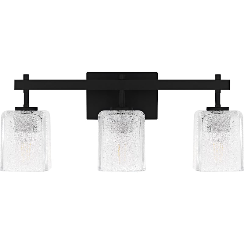 Brenthouse 3-Light Matte Black Bath Light