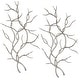 preview thumbnail 2 of 1, Uttermost Silvertone Iron Branches Wall Art (Set of 2)