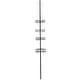 preview thumbnail 12 of 40, Utopia Alley Tension Pole Shower Caddy Corner Organizer, Adjustable with 4 Removable Baskets, 60 to 97 Inch