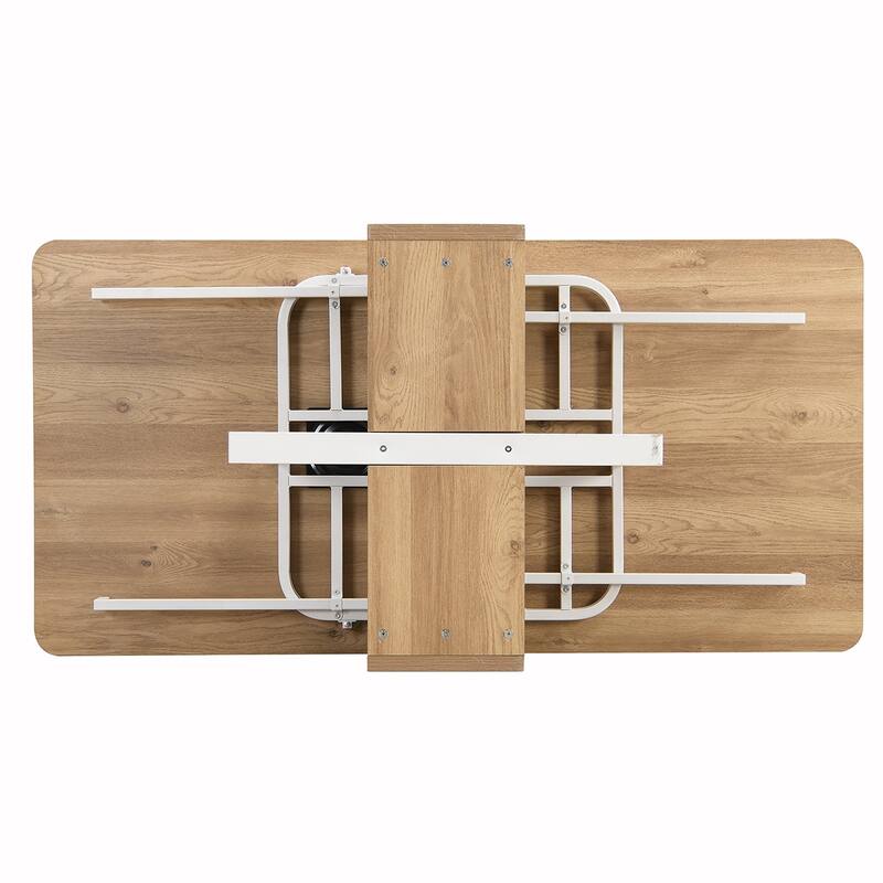 PU Chair And Extendable Dining Table Set