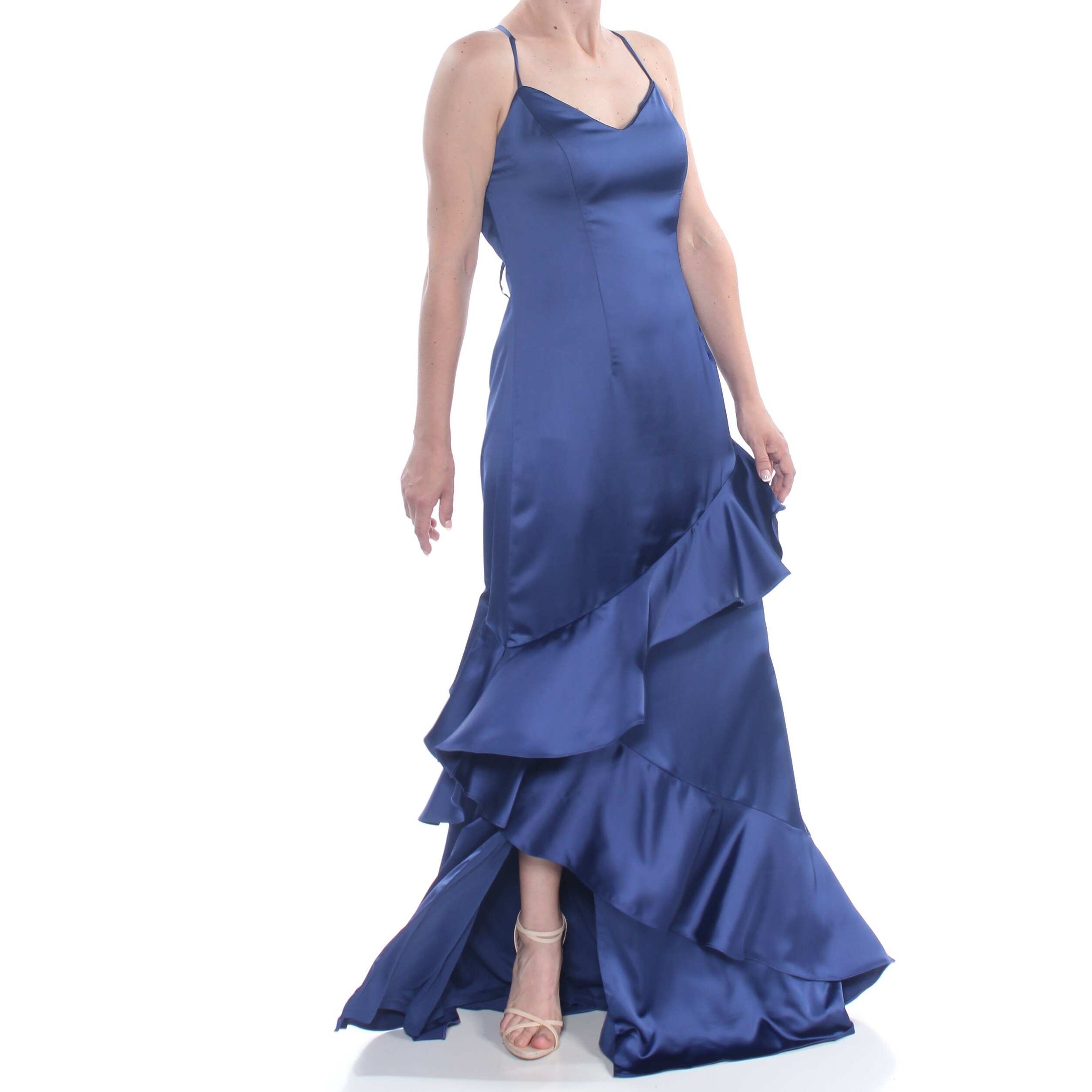 adrianna papell blue dress