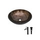 preview thumbnail 8 of 28, Artistic Tempered Glass Vessel Bathroom Sink with Faucet and Pop-up Drain
