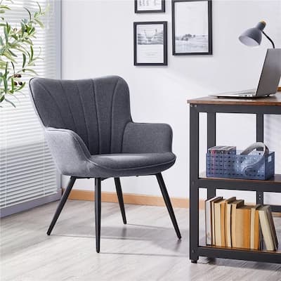 Modern Accent Chair Dining Chair Armchair Side Chair Grey - 27" x 33"