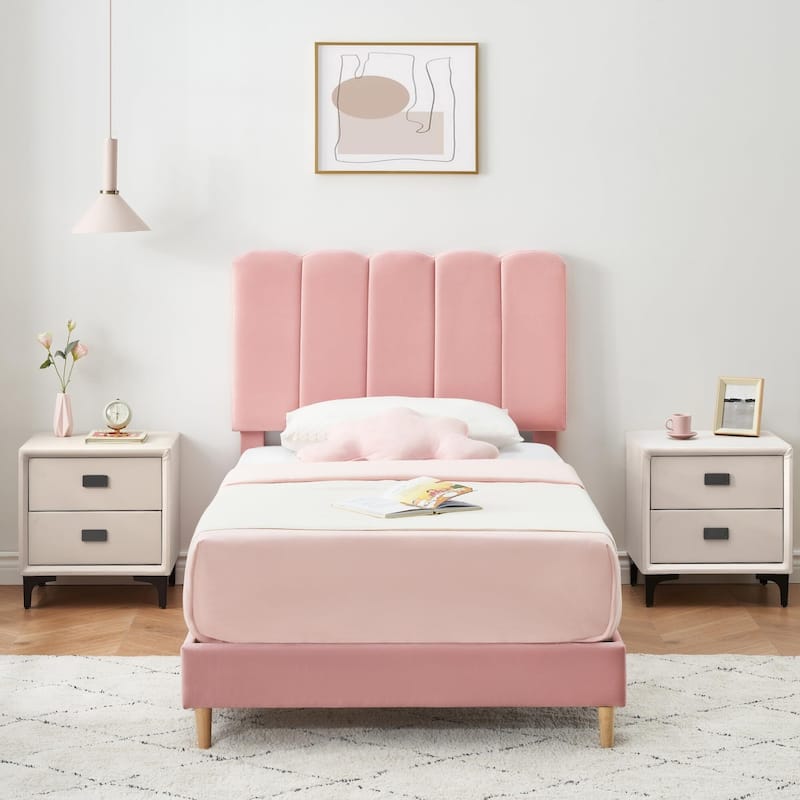 Upholstered Platform Bed Frame