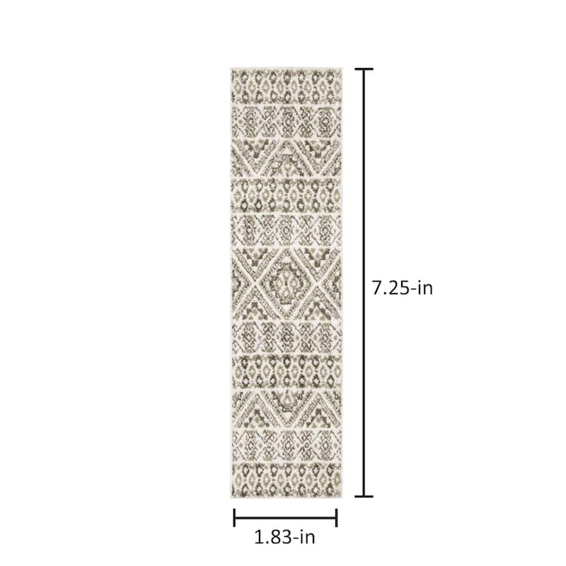 Paige Updated Lodge Brown/Beige Area Rug