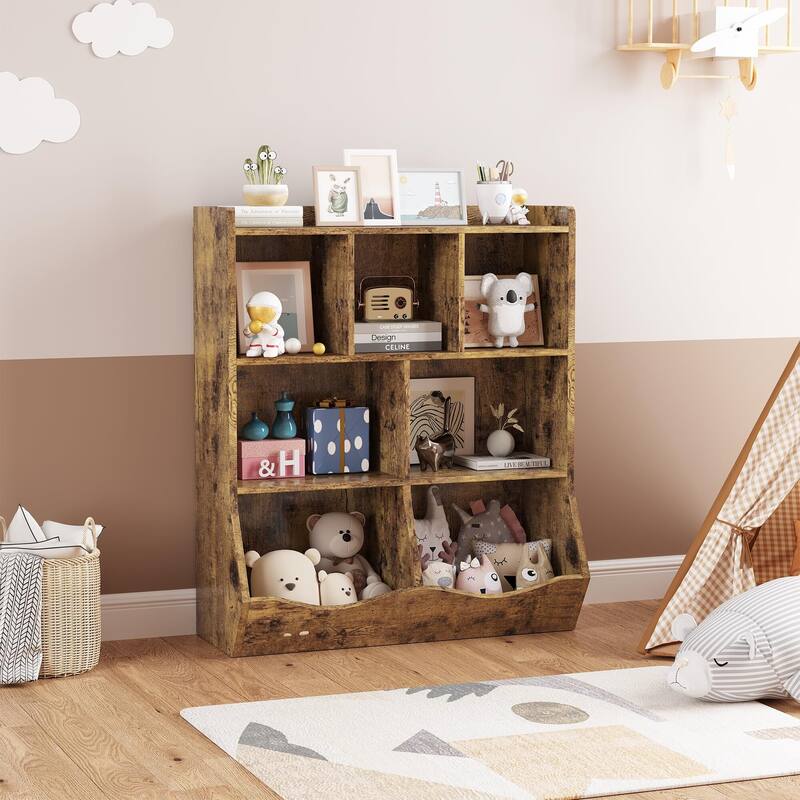 Three-Tier Kids Bookshelf and Bookcase