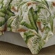 preview thumbnail 4 of 4, Tommy Bahama Palmiers Green Cotton Sateen Reversible 4-piece Comforter Set