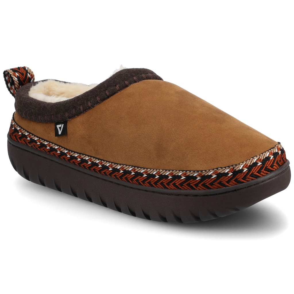 Vance Mens Weller Shearling Clog Slipper