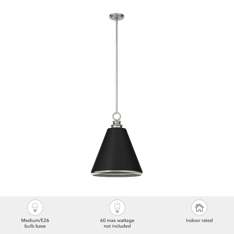 Hunter Klein Art-Deco Metal Pendant - Kitchen Island, Dining Room, Entry - Modern, Industrial