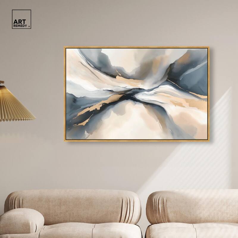 Dynamic Swirls I Canvas by Art Remedy