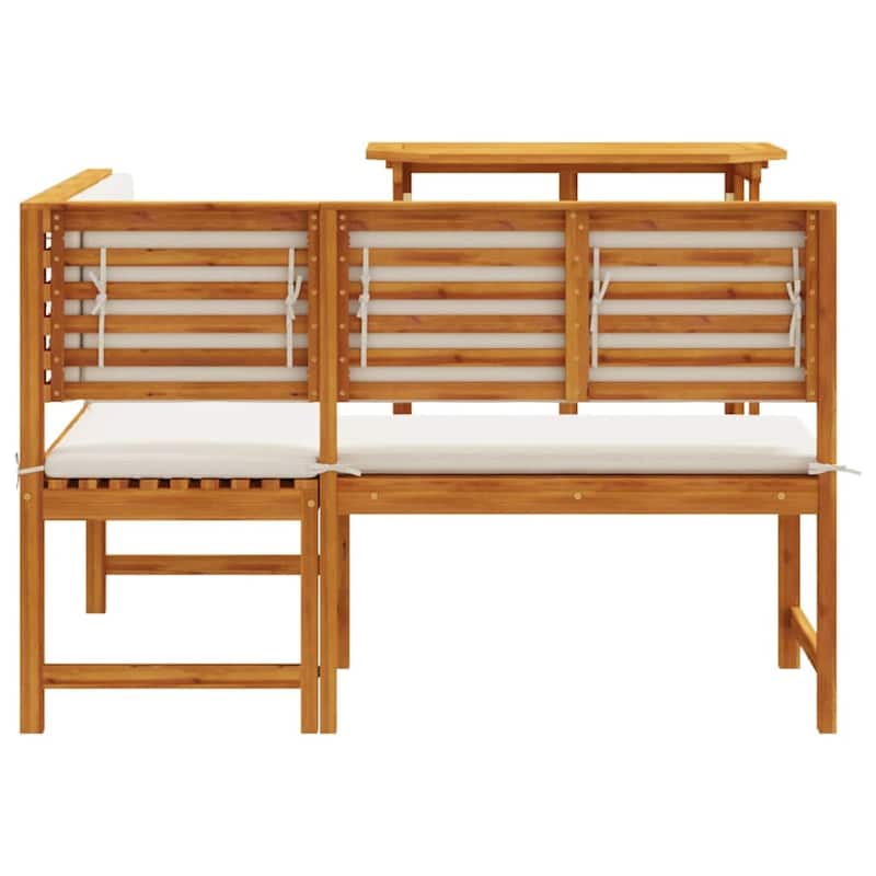 vidaXL Garden Bench Set Brown solid acacia wood - 20 x 35 x 30