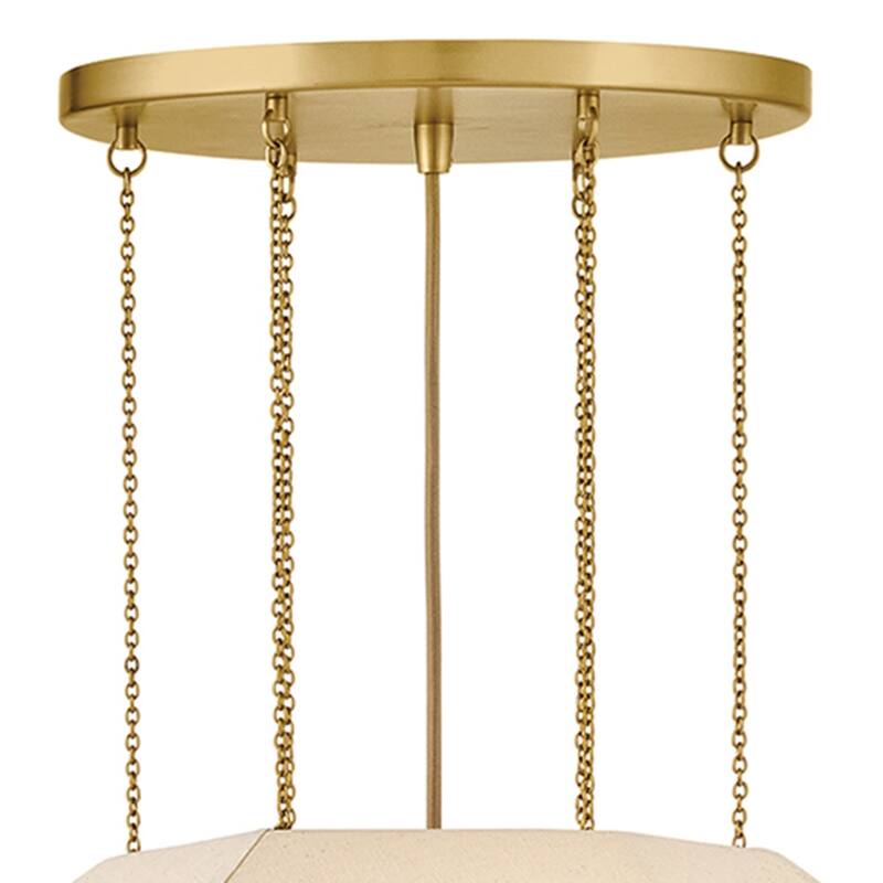 Hinkley Lighting 47494 Lyla 4 Light 24" Wide Drum Chandelier with