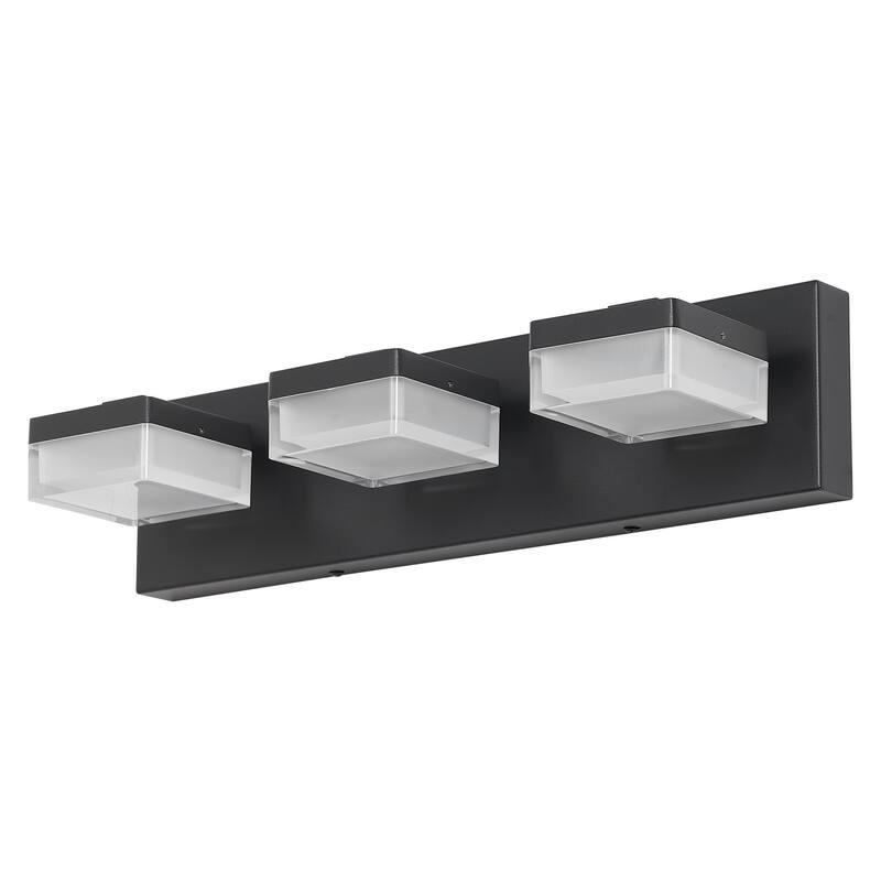 Modern LED Vanity Light, 3-Lights Wall Sconce for Bathroom and Mirror, Sleek Minimalist Design, Energy-Efficient