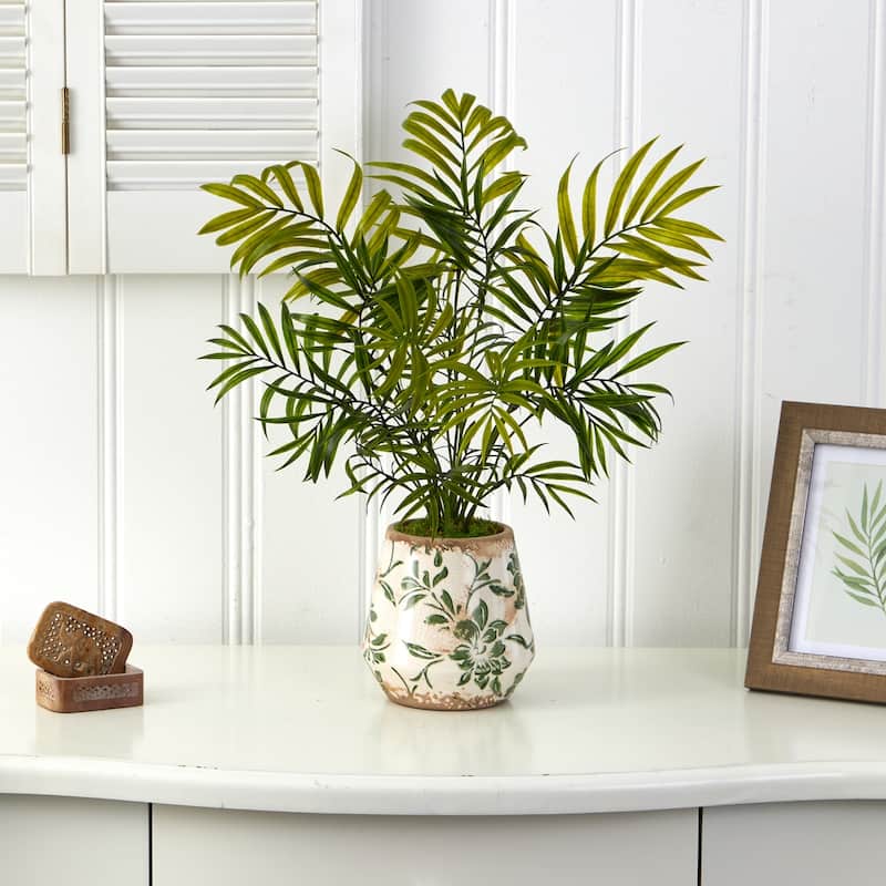 Artificial Dracaena Plant 3ft - Realistic Indoor Tree Decor for Home Office - Green - 18