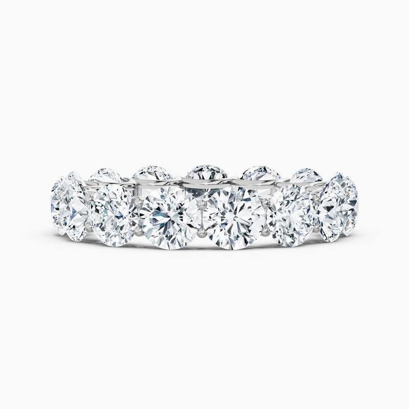 Auriya 14k Gold Round Lab Grown Diamond Eternity Band 2.10 - 9.75 ct. tw. (F-G, VS) - 6.00 ct. wt. - 4.5 - White