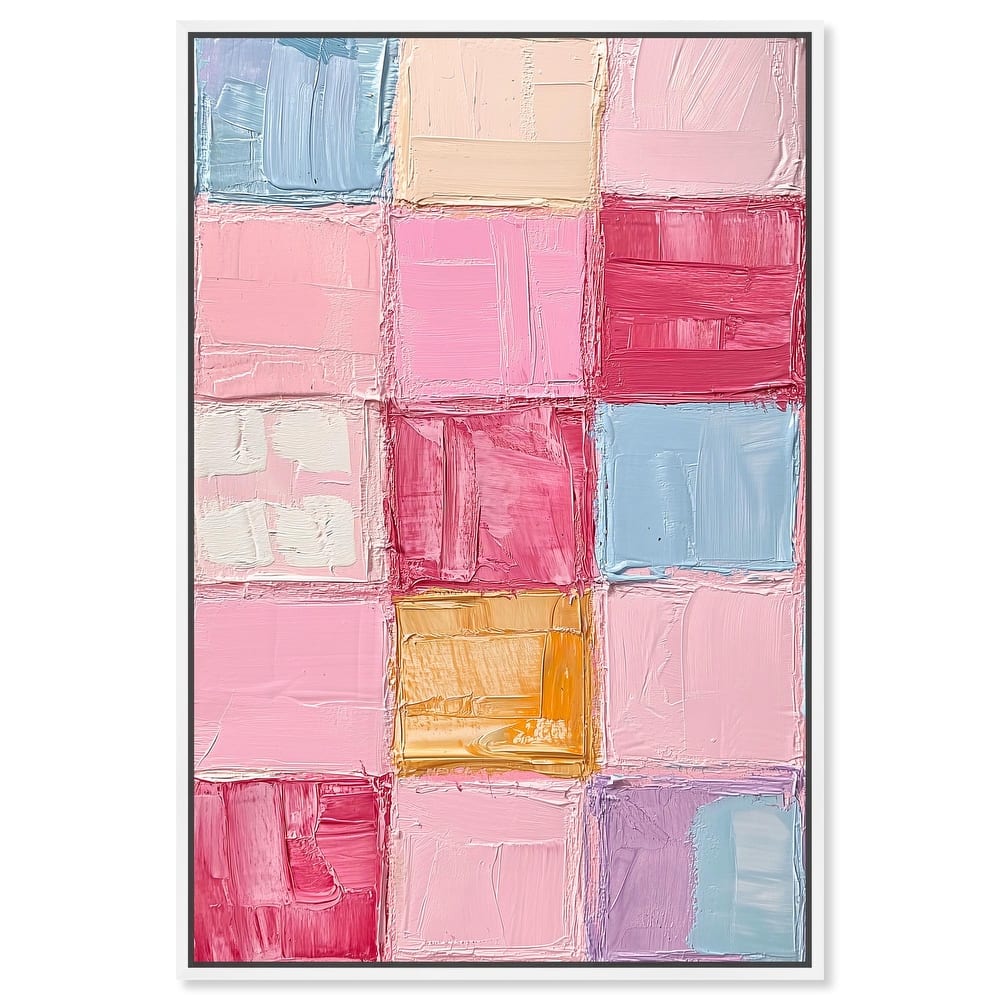 Color Squares II Canvas by Art Remedy