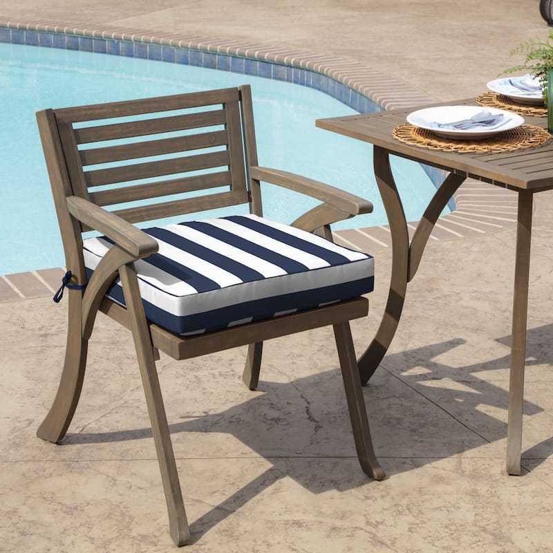 ARDEN Cabana Stripe Outdoor 21 x 21 in. Seat Cushion