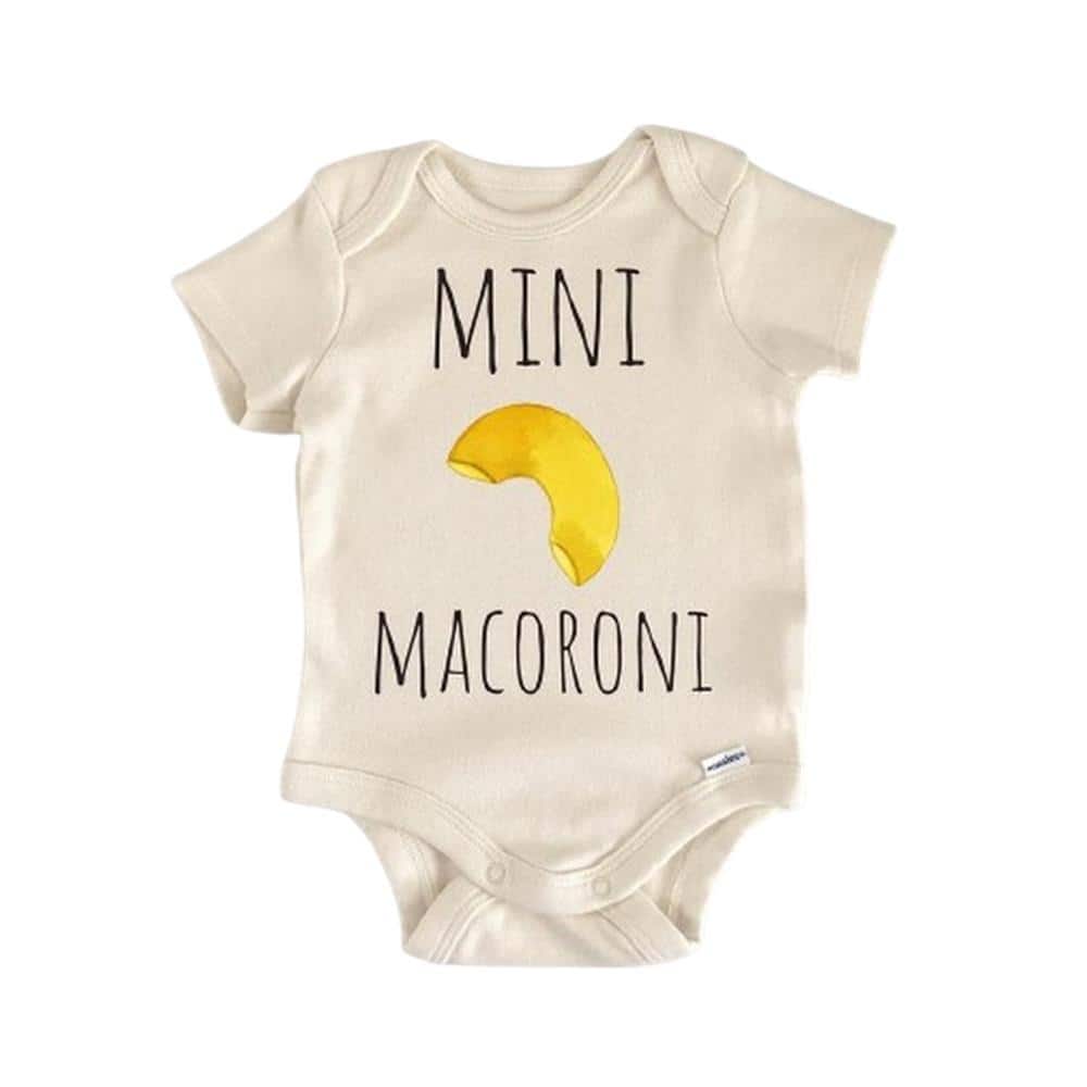 Italian Pasta Macaroni - Baby Boy Girl Clothes Infant Bodysuit Funny Cute Newborn