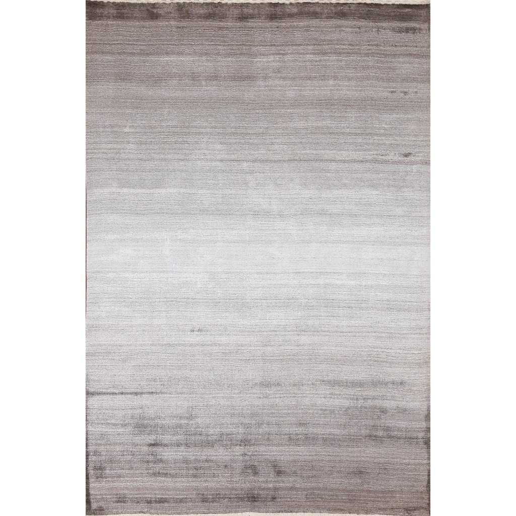 Contemporary Oriental Gabbeh Wool Area Rug Hand-knotted Foyer Carpet - 5'5" x 7'8"