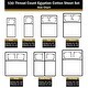preview thumbnail 50 of 49, Superior Egyptian Cotton 530 Thread Count Split King Sheet Set