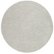preview thumbnail 6 of 6, SAFAVIEH Handmade Chatham Chloee Modern Wool Rug 6' Round - Blue - Round