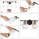 preview thumbnail 9 of 7, Fintch Modern Farmhouse 4-light Bathroom Vanity Light Fixture Industrial Black Gold Wall Sconce