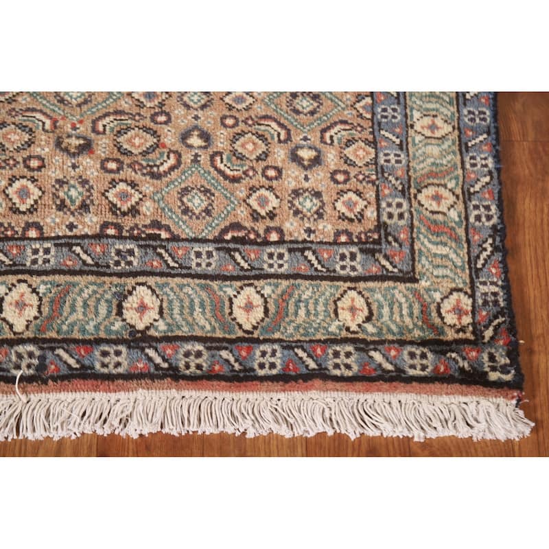 All-Over Mood Persian Vintage Runner Rug Hand-knotted Wool Carpet - 2'5"x 12'7"