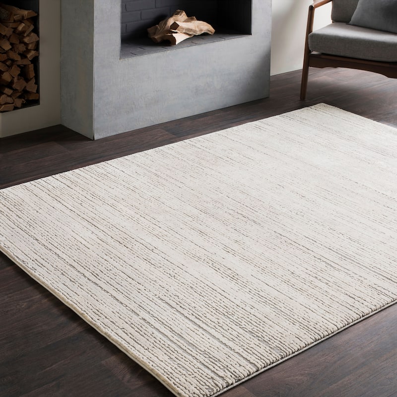 Artistic Weavers Tranquil Modern Grey and Taupe Area Rug - 5'3" x 7'6"
