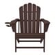 preview thumbnail 51 of 156, Aderson Outdoor Poly Adirondack Chair With Ottoman And Side Table 12-Piece Set