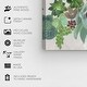 preview thumbnail 5 of 5, Wynwood Studio Canvas Floral and Botanical Rustic Garden Green and Dark Purple Rustic Wall Art Canvas Print
