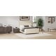 preview thumbnail 13 of 16, 50.7Inch High Headboard Corduroy Upholstered Bed Frame