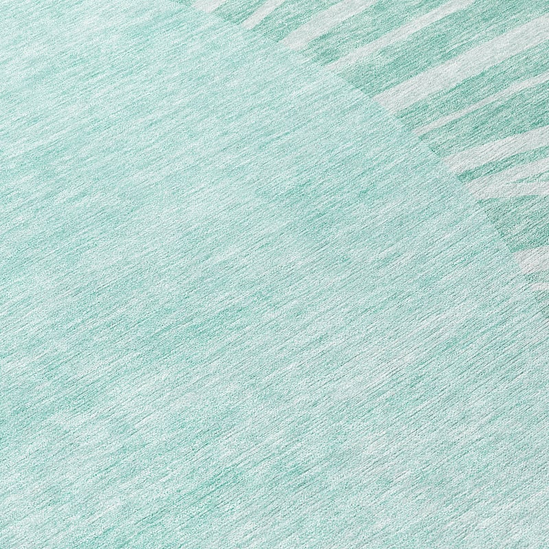 Machine Washable Indoor/ Outdoor ChantilleSunburst Modern Rug
