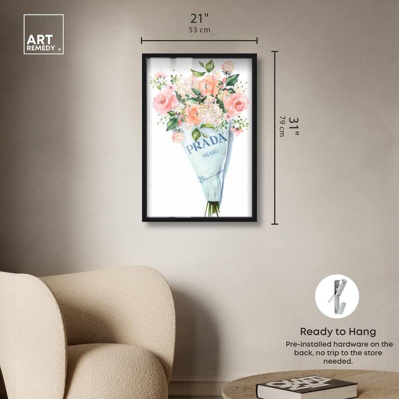 A World of Flowers Shadowbox by Art Remedy