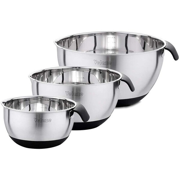 large silicone mixing bowls