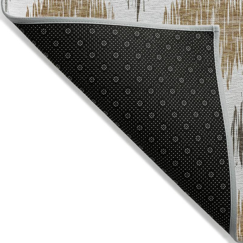 HomeRoots Ikat Transitional Rectangle Outdoor Rug