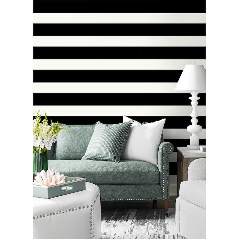 Luxe Haven Designer Stripe Peel and Stick Wallpaper