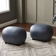 preview thumbnail 94 of 112, KINWELL 23" Wide Faux Leather Upholstered Ottoman Footrest, PU Entryway Footstool